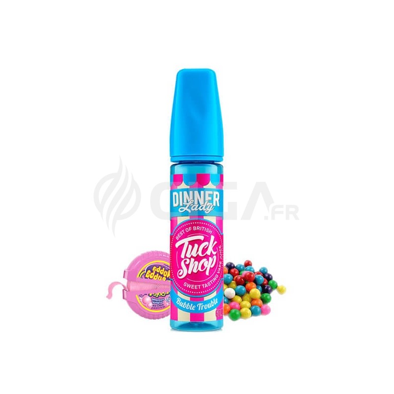 E-liquide 50ml Bubble Trouble Tuck Shop de Dinner Lady. E-liquide 50ml Bubble Trouble Tuck Shop de Dinner Lady.
