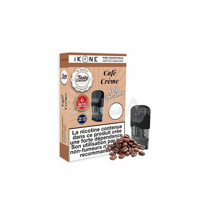 Pod Café Crème pour le kit Wyve de Liquidarom. Pod Café Crème pour le kit Wyve de Liquidarom.
