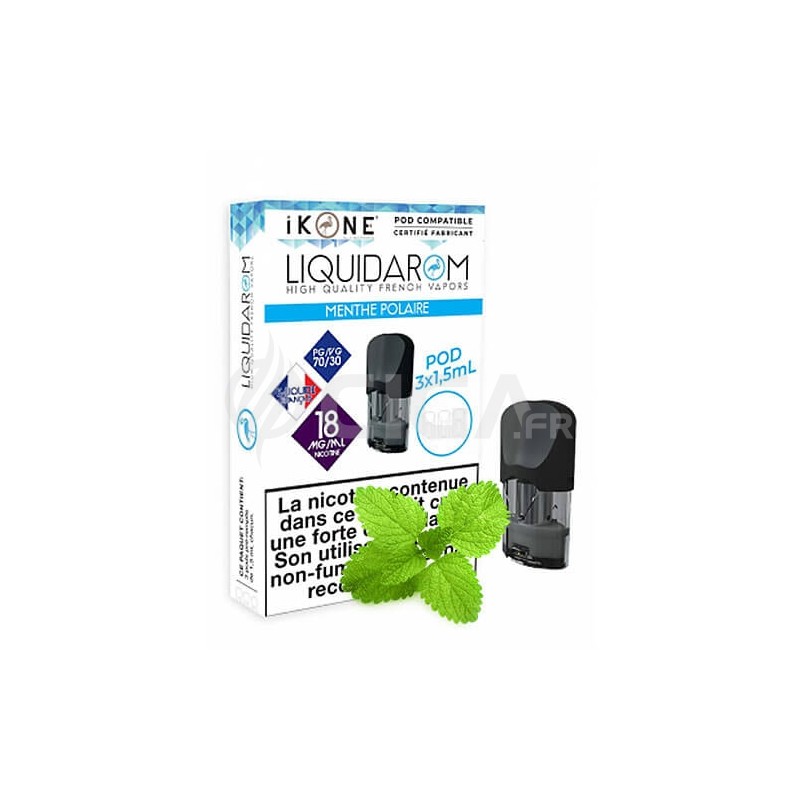 Pod Menthe Polaire pour le kit Wyve de Liquidarom. Pod Menthe Polaire pour le kit Wyve de Liquidarom.