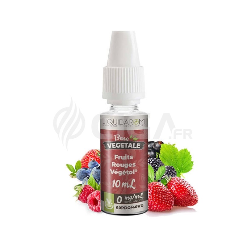 E-liquide Fruits Rouges au Végétol de Liquidarom Base Végétale. E-liquide Fruits Rouges au Végétol de Liquidarom Base Végétale.