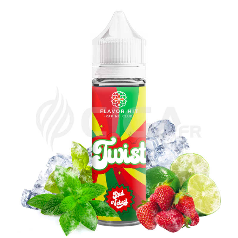 E-liquide Red Velvet 50ml de Twist de Flavor Hit. E-liquide Red Velvet 50ml de Twist de Flavor Hit.