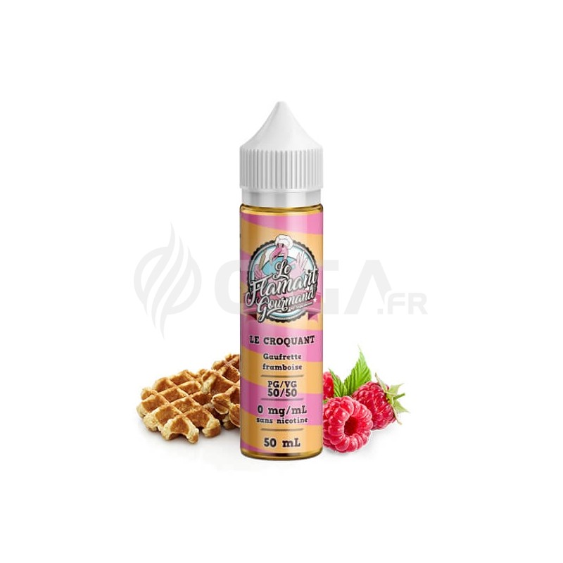 E-liquide Le croquant 50ml de Le Flamant Gourmand de Liquidarom. E-liquide Le croquant 50ml de Le Flamant Gourmand de Liquidarom.