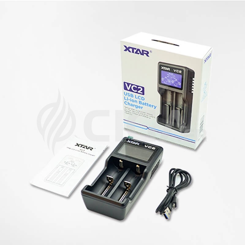 Le chargeur d'accu VC2 de Xtar. Le chargeur d'accu VC2 de Xtar.